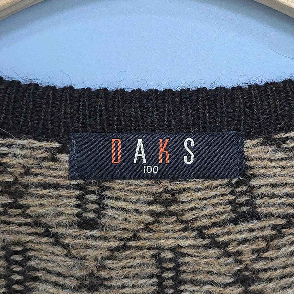 닥스(DAKS) 패턴 니트 베스트 100 상품이미지4