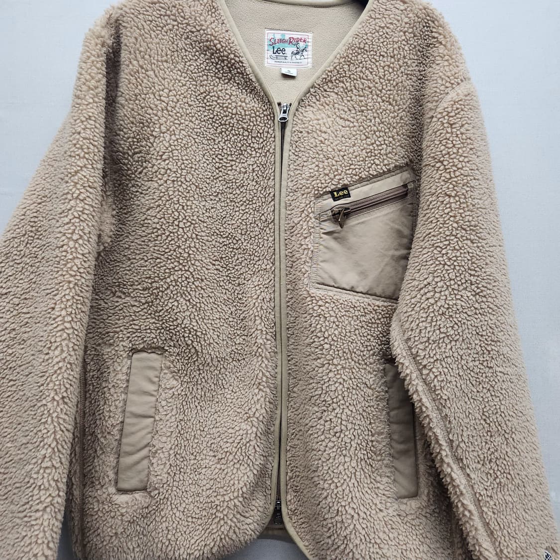 LEE 리 빅포켓 투웨이 노카라 플리스 S(XL) 상품이미지2