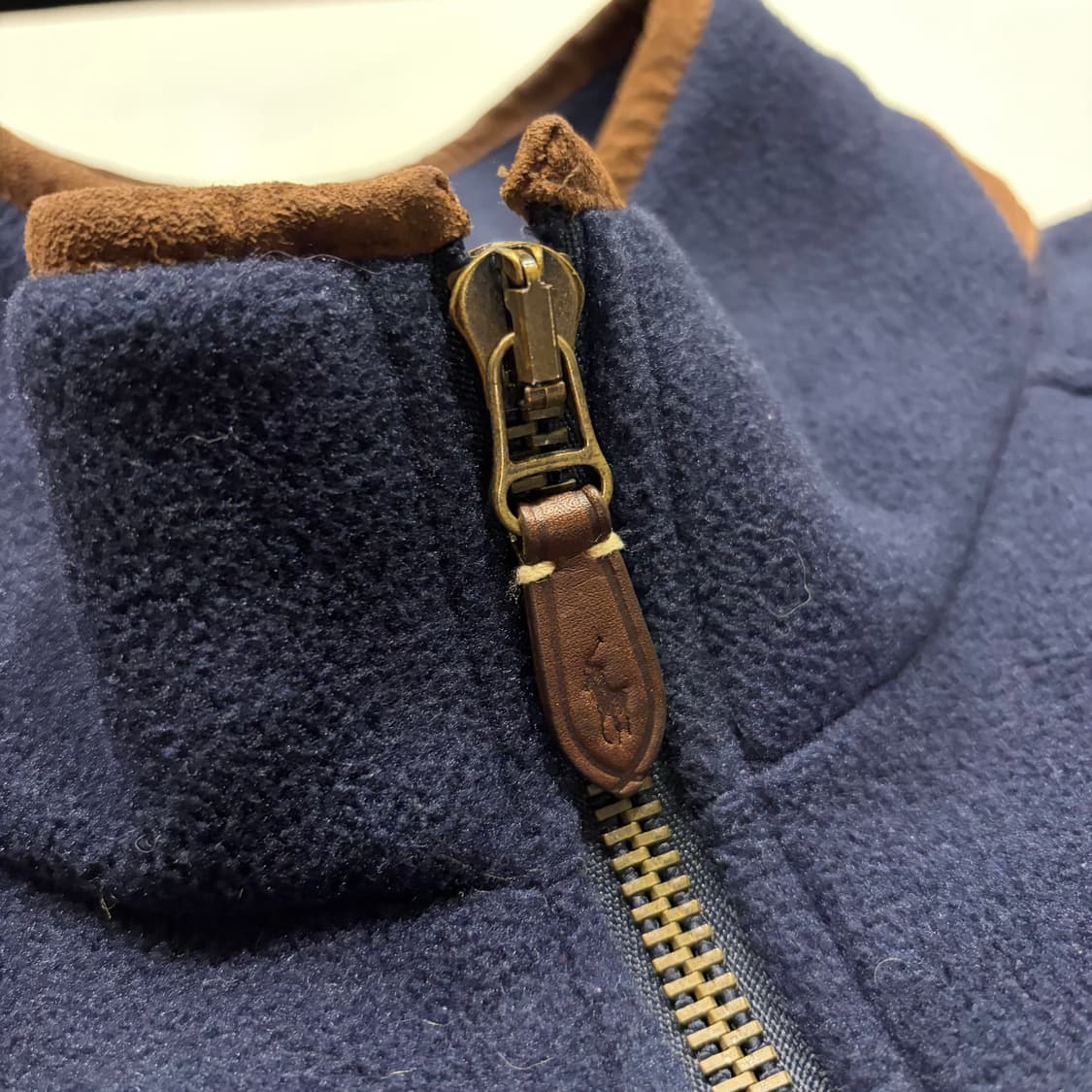 [XL] 90s 폴로랄프로렌 헌팅 플랩 버튼 네이비 플리스 자켓 B849 상품이미지5