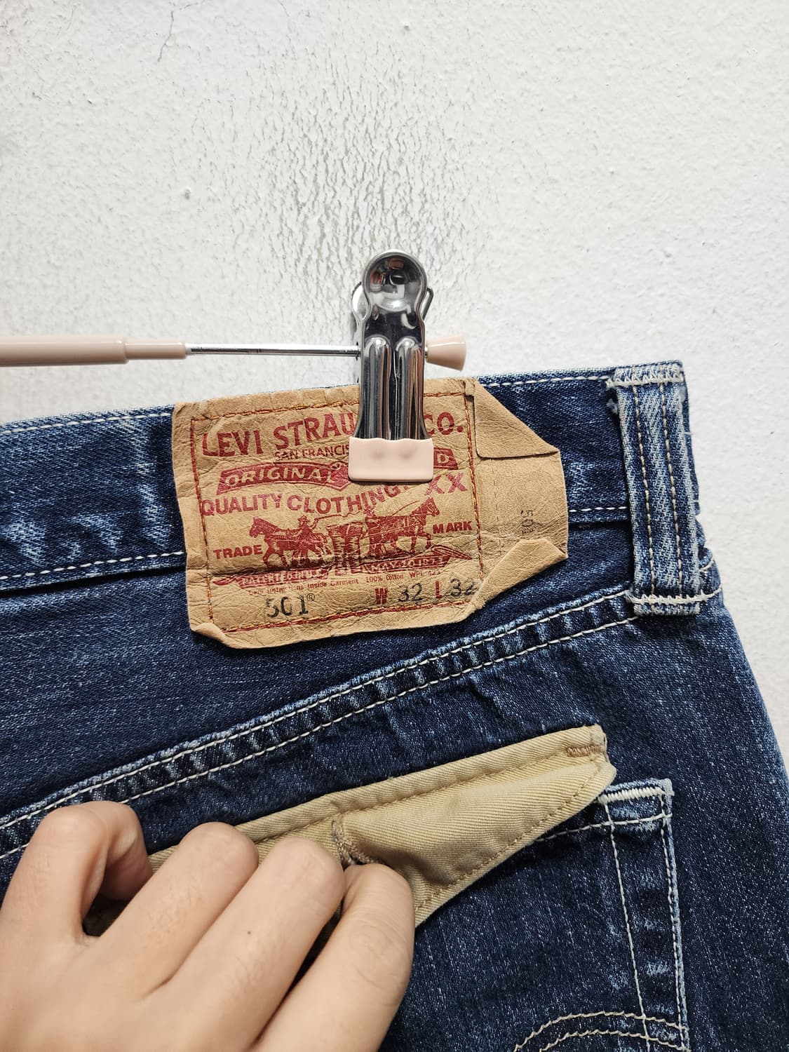 리바이스 00s 501 포켓 디테일 데님 상품이미지4