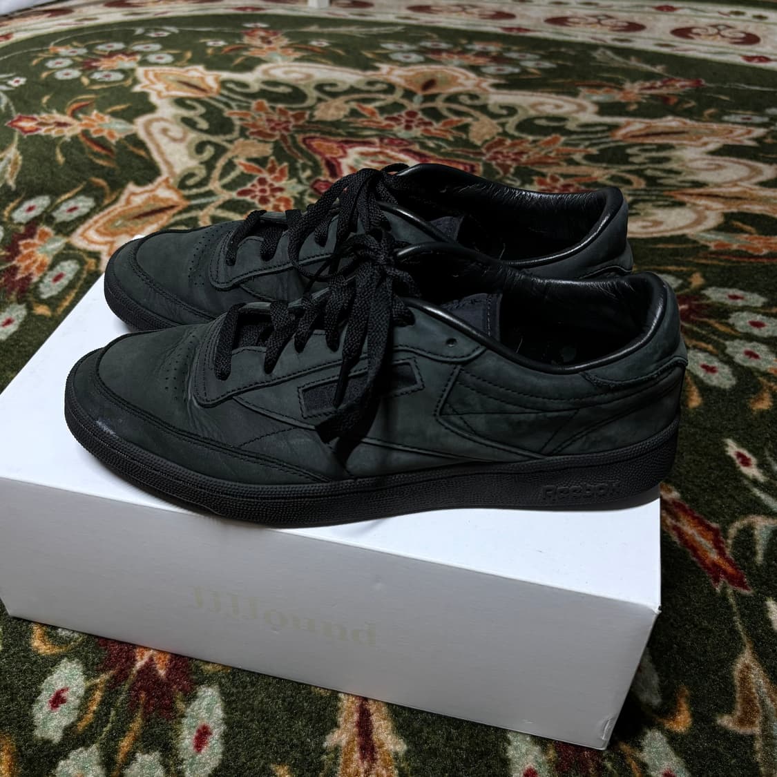 Reebok x JJJJound Club C 85 Triple Black 상품이미지2