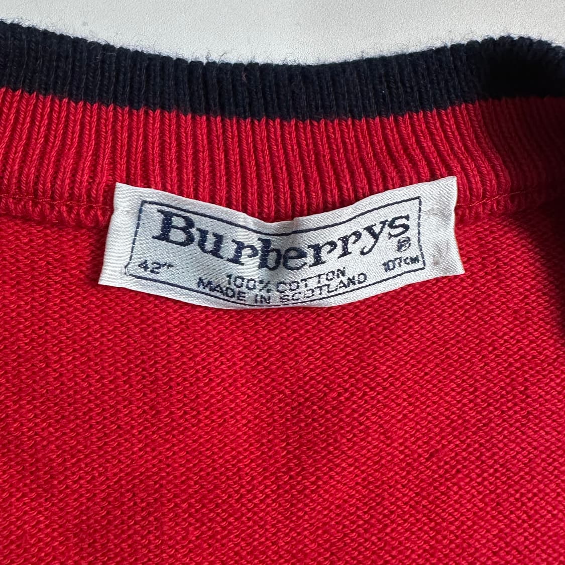 90s 버버리 금장 가디건   상품이미지6