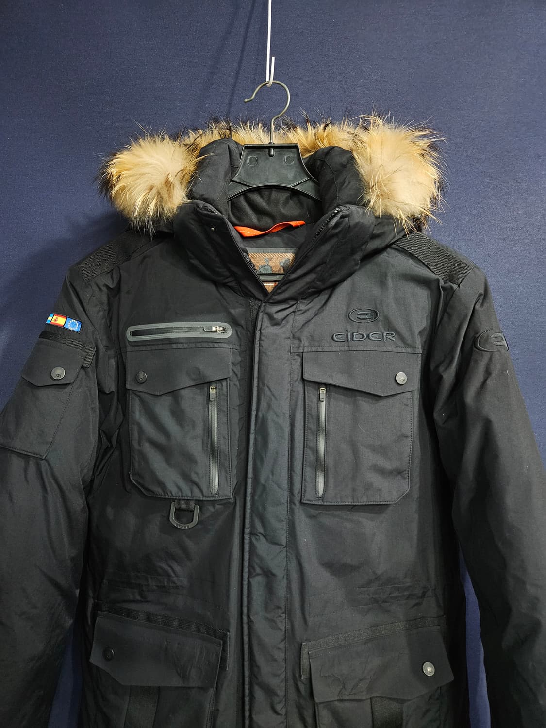 아이더 700필 디펜더 블랙 남성 95 덕다운 패딩  상품이미지8