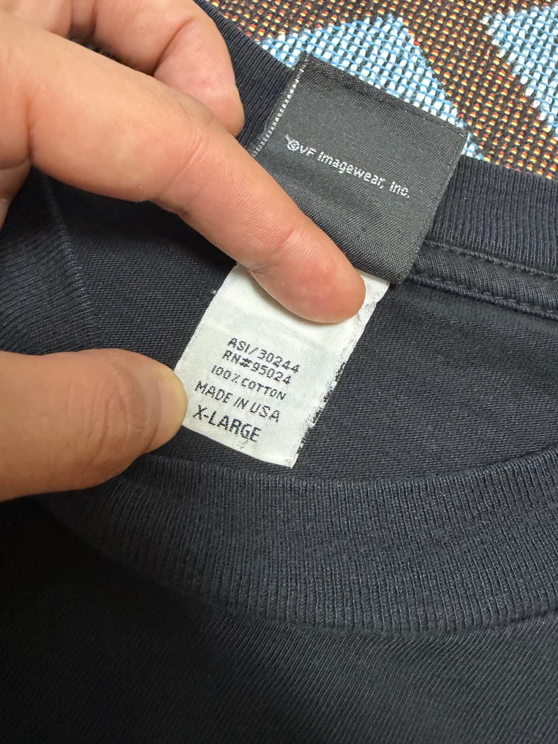 XL) 할리 데이비슨 Made in USA 2007 반팔 티셔츠 블랙 상품이미지5