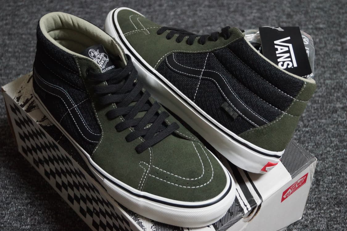 (300) 반스 스케이트 그로소 미드 포레스트 나이트 상품이미지3