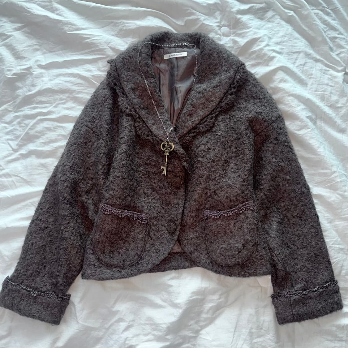 액시즈팜 레이스 자켓 일본빈티지 y2k 앤틱 히메카지 라떼갸루 대장템 상품이미지2