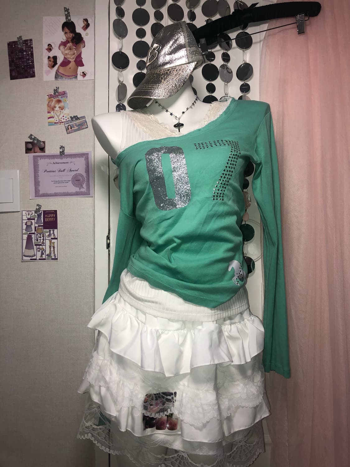gap green silver 07 top 상품이미지1
