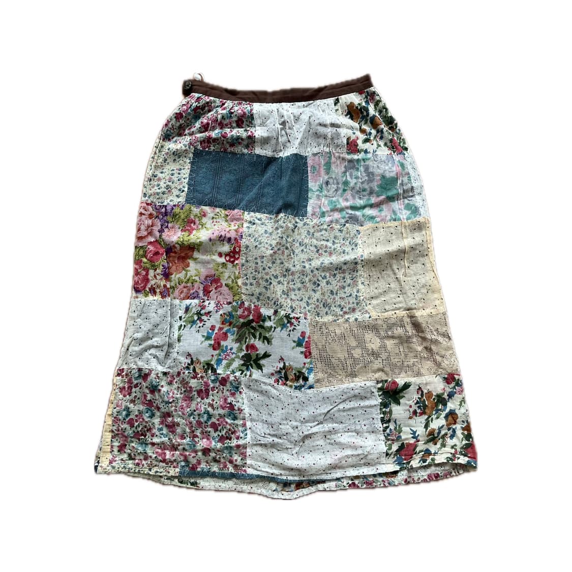 빈티지 패치워크 스커트 모리걸 에스닉 보헤미안 오리엔탈 상품이미지2