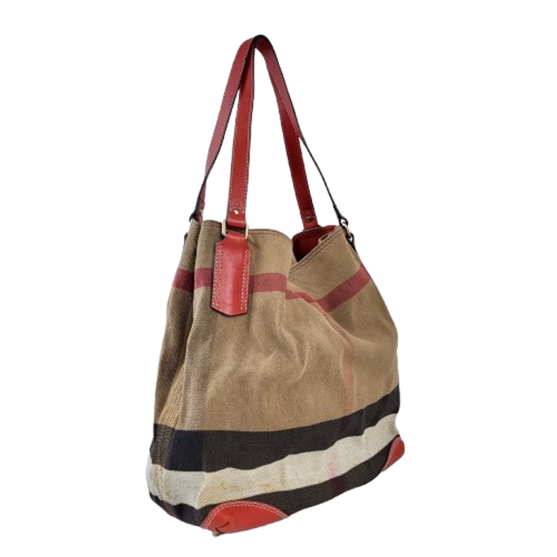 정품 버버리 하우스체크 메이드스톤 호보백 상품이미지2