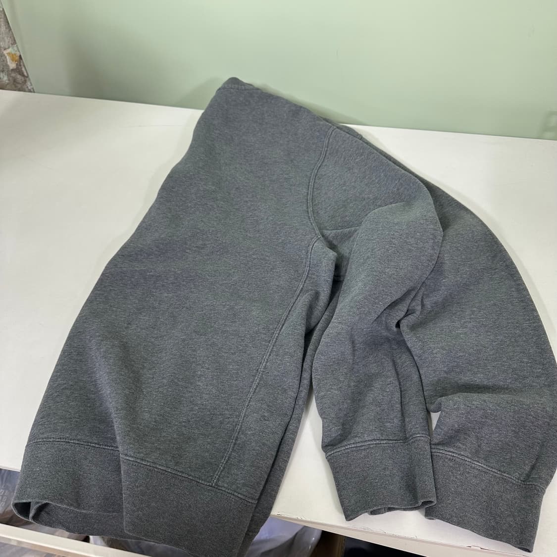 L 나이키 진그레이 오버핏 빅로고 코튼 맨투맨 상품이미지5