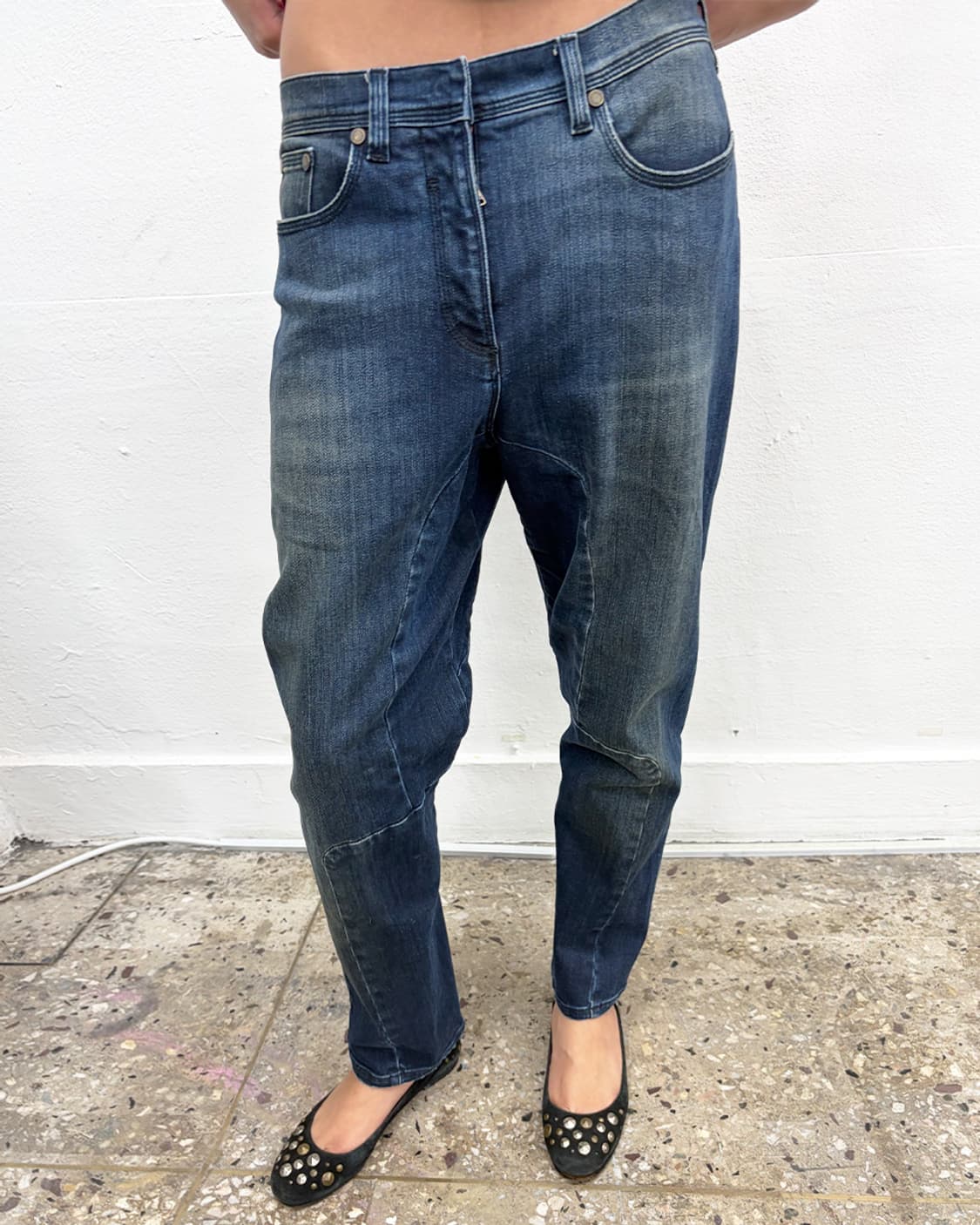 닐바렛 커브드 패널 데님 팬츠 상품이미지4