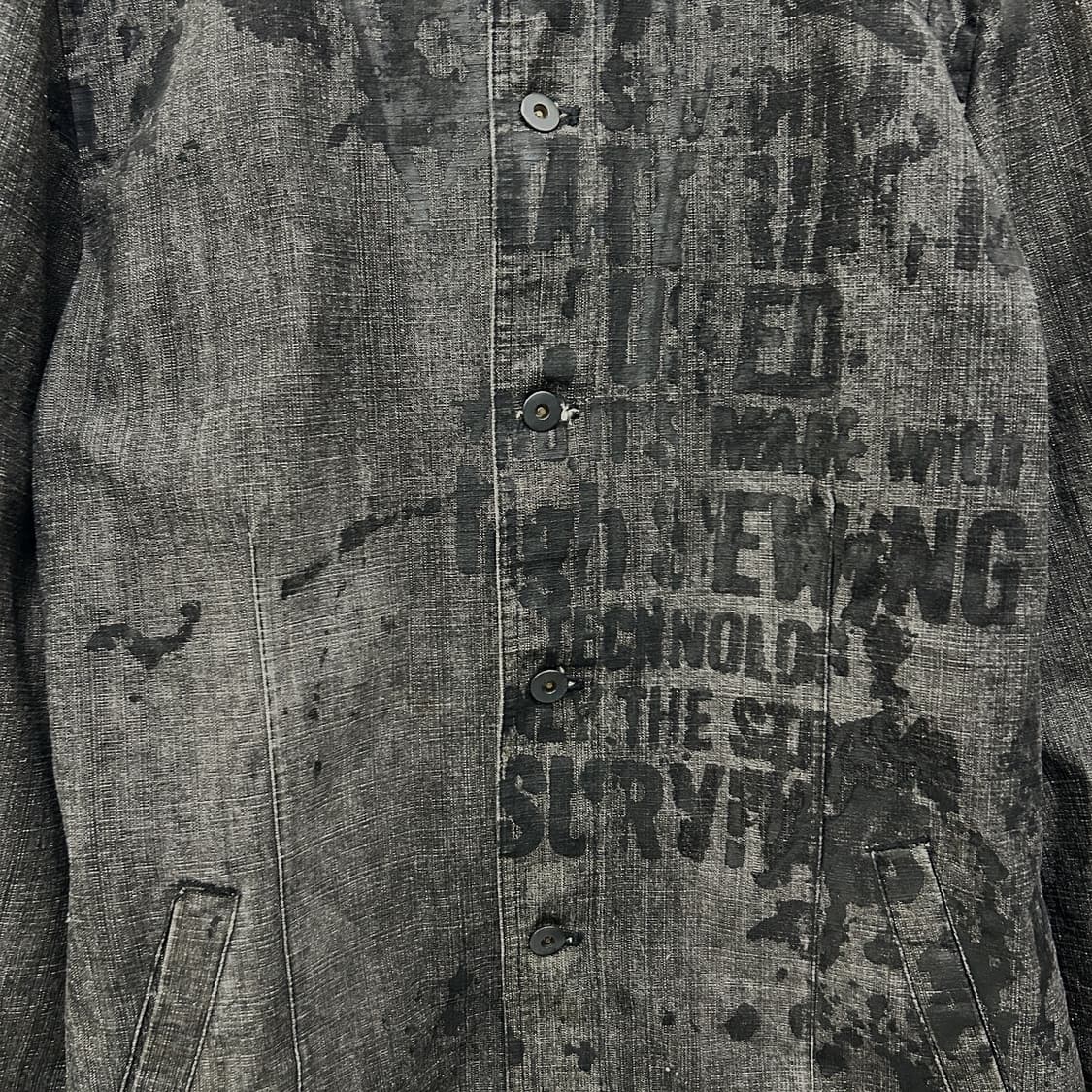 인 더 애틱 프린팅 싱글자켓  상품이미지3