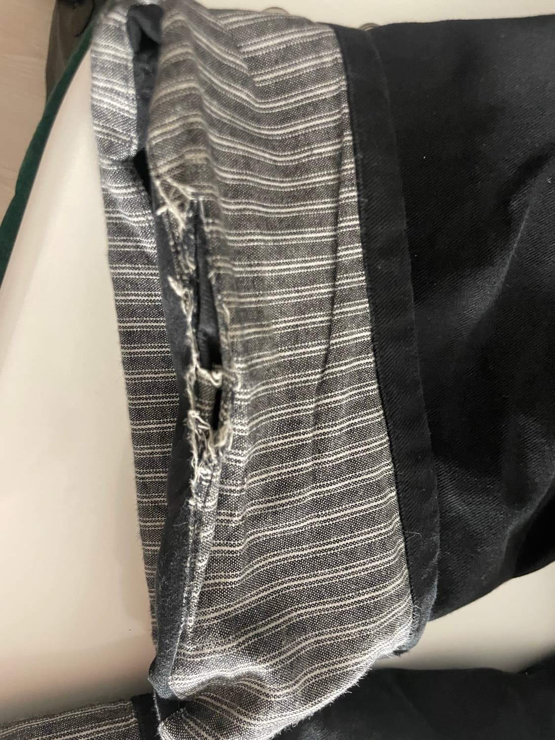 온스카 와이드 코튼 팬츠 (블랙) 상품이미지10