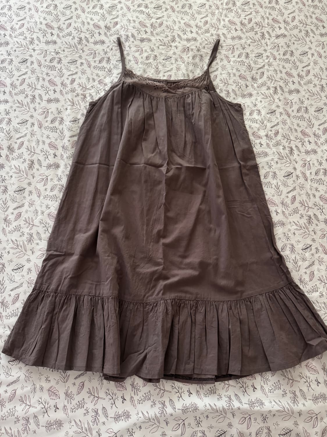 MORIGIRL LAYERED SLEEVELESS(BROWN) 상품이미지2