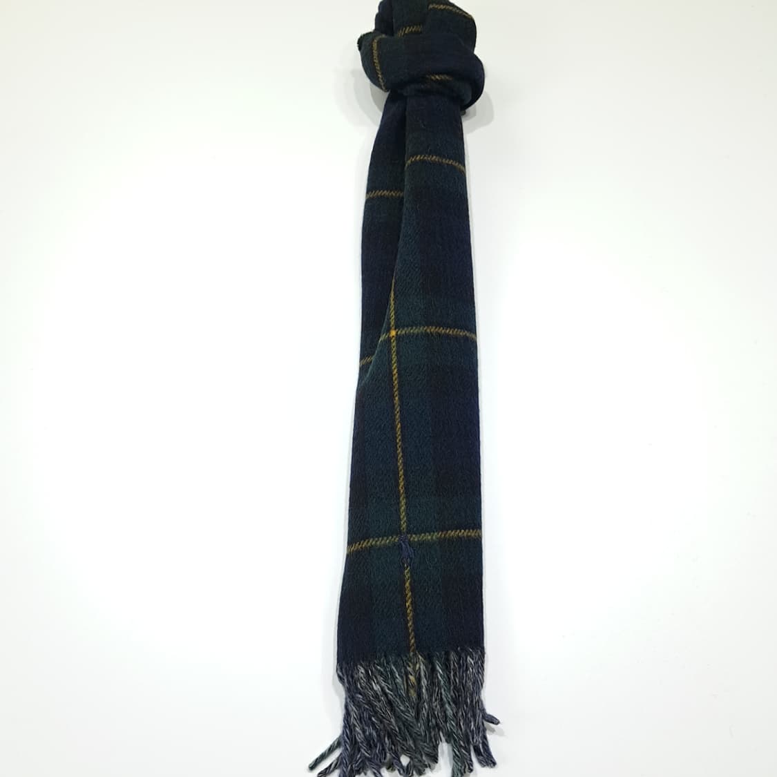 MX383 폴로 이태리판 램스울 혼방 양면 타탄 체크 머플러 상품이미지3