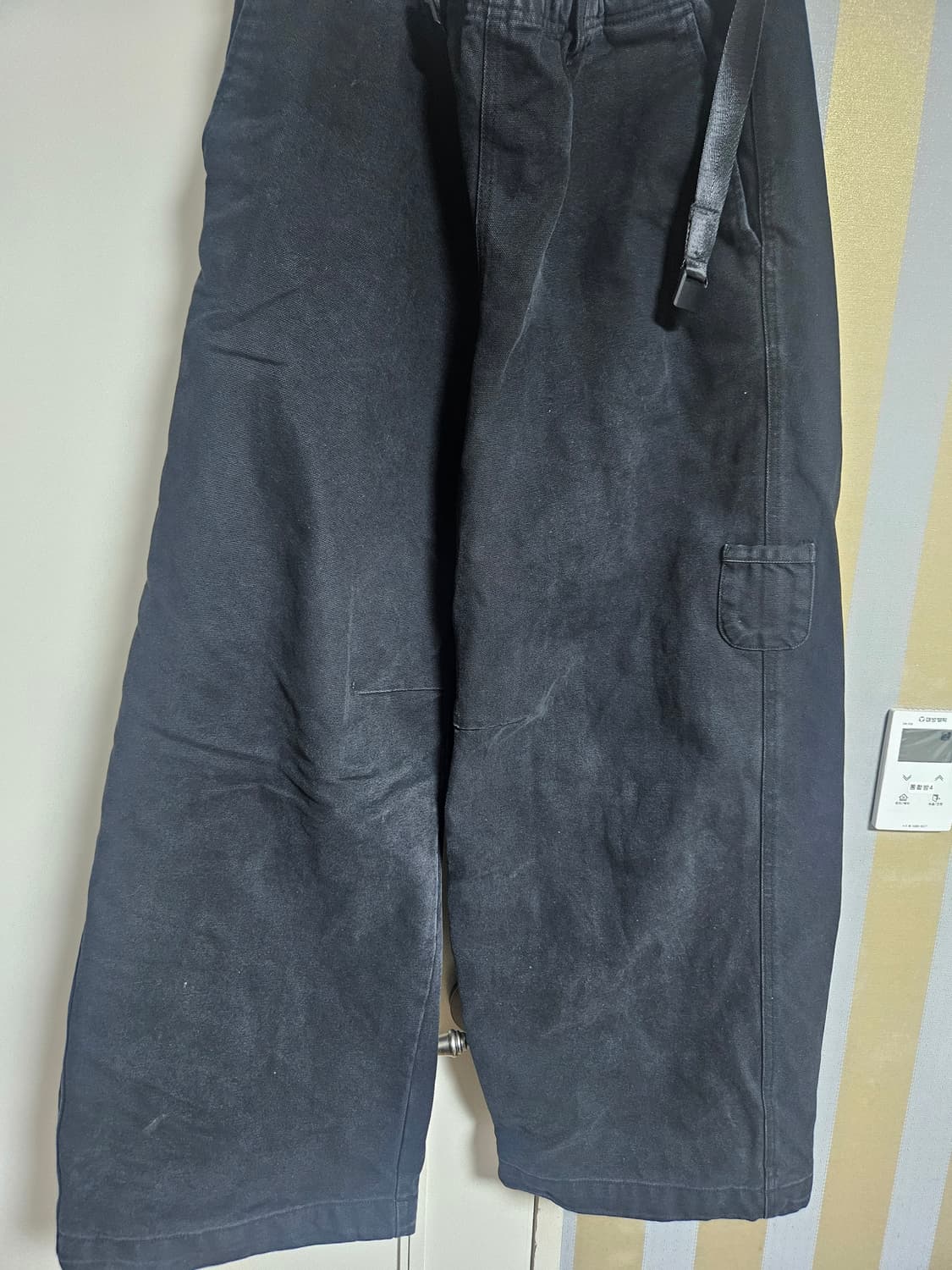 해칭룸 오버 덕 팬츠 블랙 4 상품이미지2