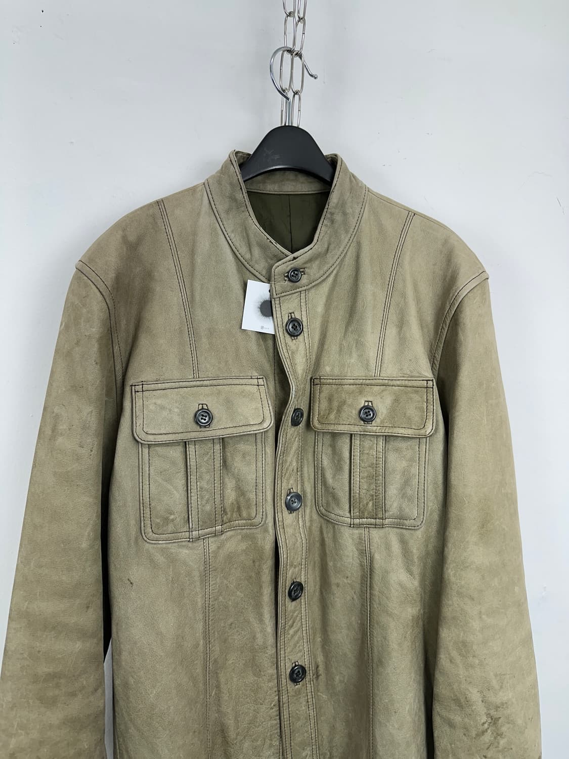 Cowhide Leather Utility Jacket 상품이미지7