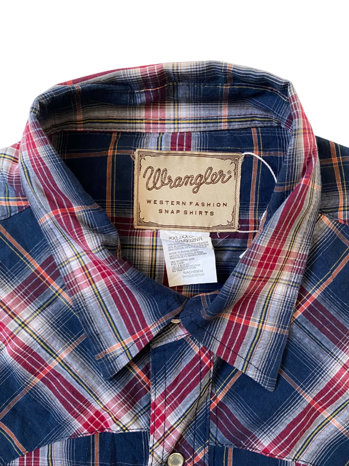 랭글러 체크 셔츠 (Man 2XL) AB0655 상품이미지6
