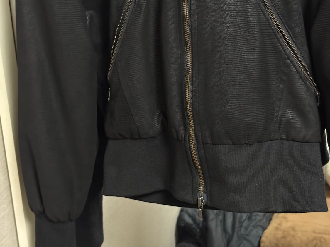 보헤미안서울 파이톤 레더 퍼 후드집업 상품이미지8