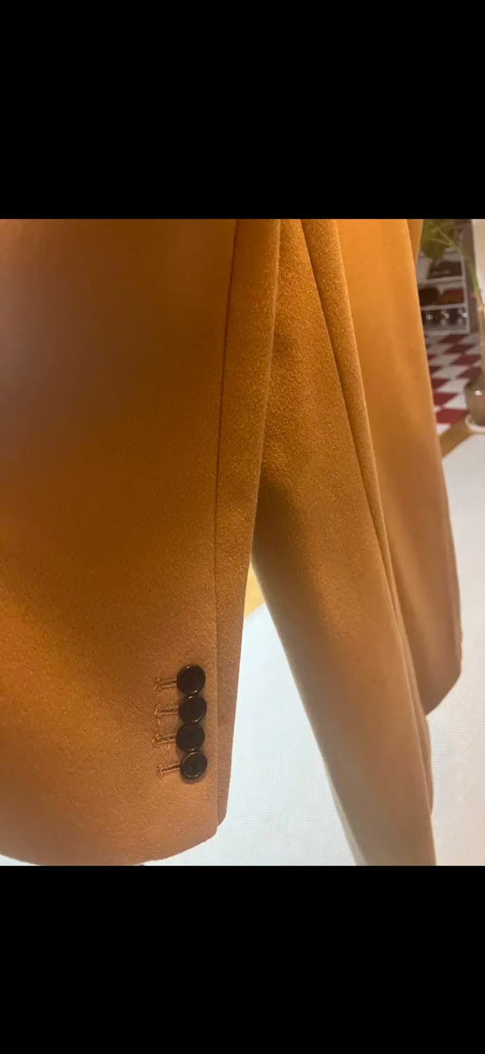 던스트 히든 투버튼 캐시미어 코트 XL 상품이미지3