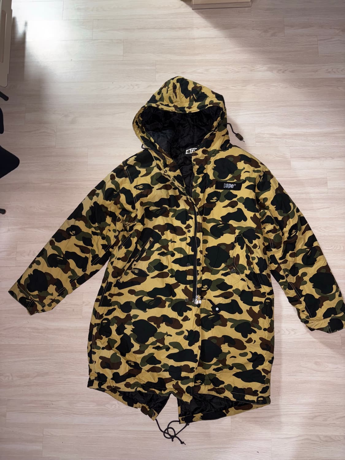 베이프 황계 롱패딩 xl 판매합니다 상품이미지1