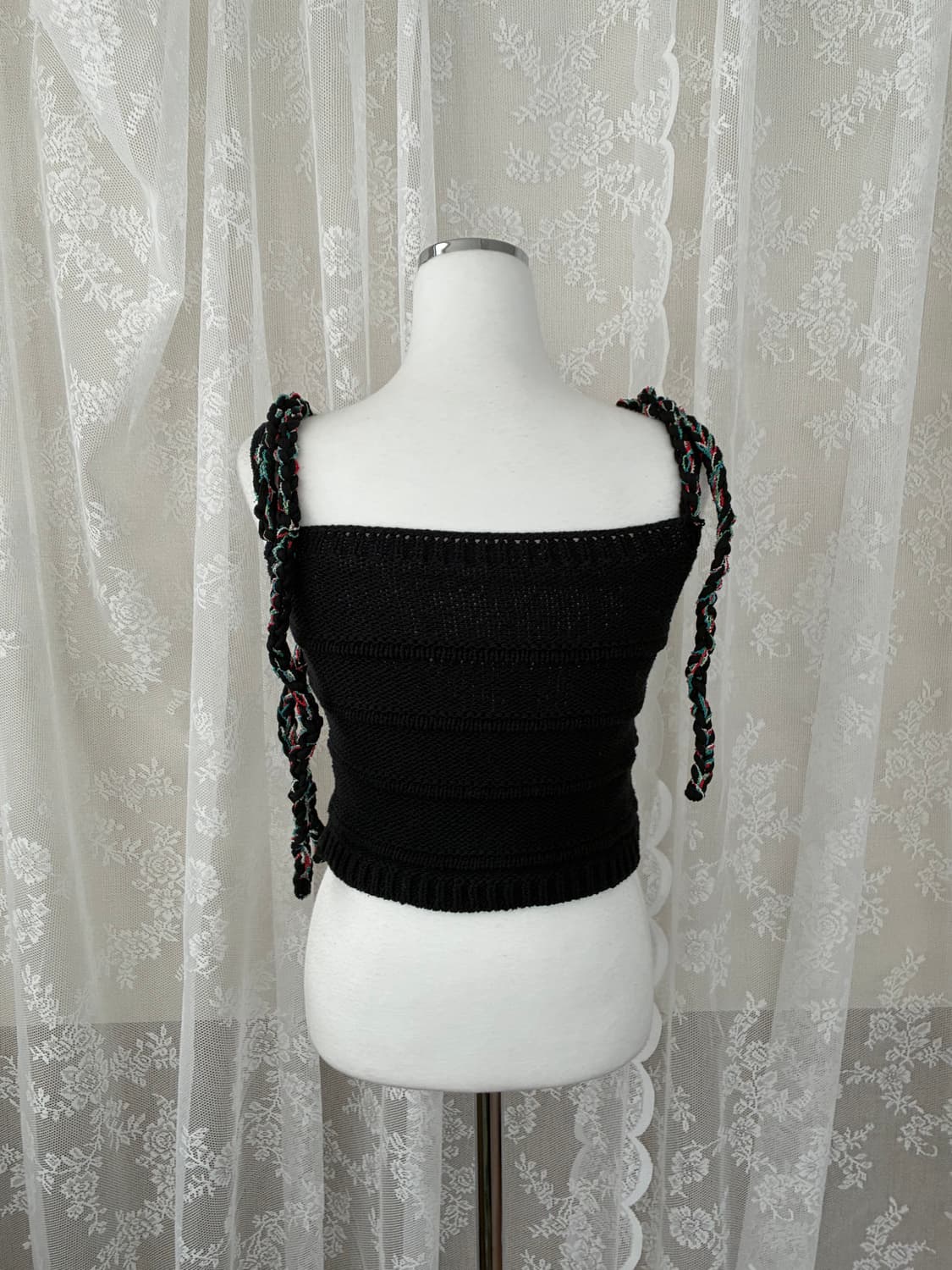 F) 아더에러 23ss 니트 케미 탑 블랙 상품이미지4