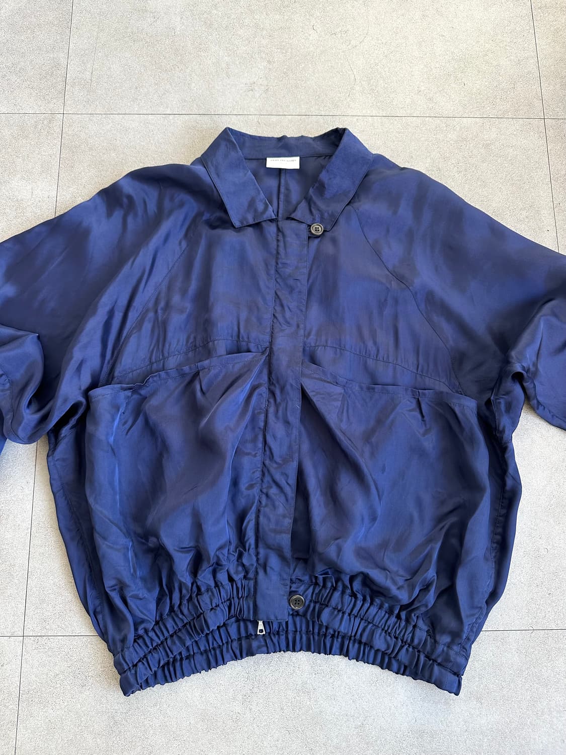 드리스 반 노튼 레이온 블루종 자켓 상품이미지2