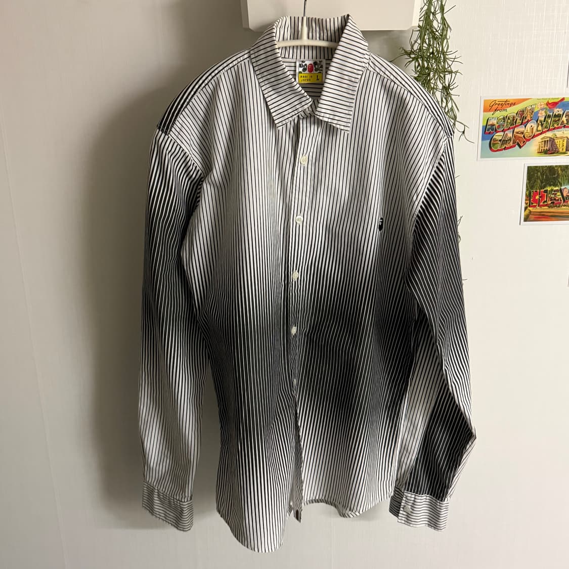 베이프 에이프 aape 스트라이프 그라데이션 셔츠 상품이미지5