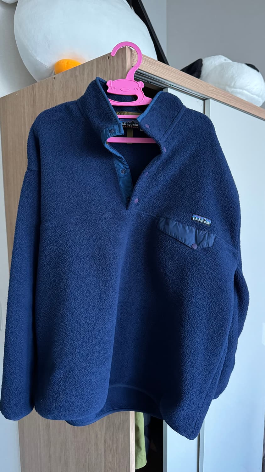 파타고니아 신칠라 네이비 블루 빈티지 1997년식 스냅티 XL 상품이미지1
