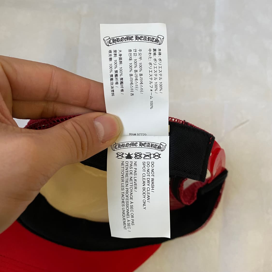 [Free] 크롬하츠 매티 보이 섹스 레코드 로고 트러커햇 레드 화이트 상품이미지7