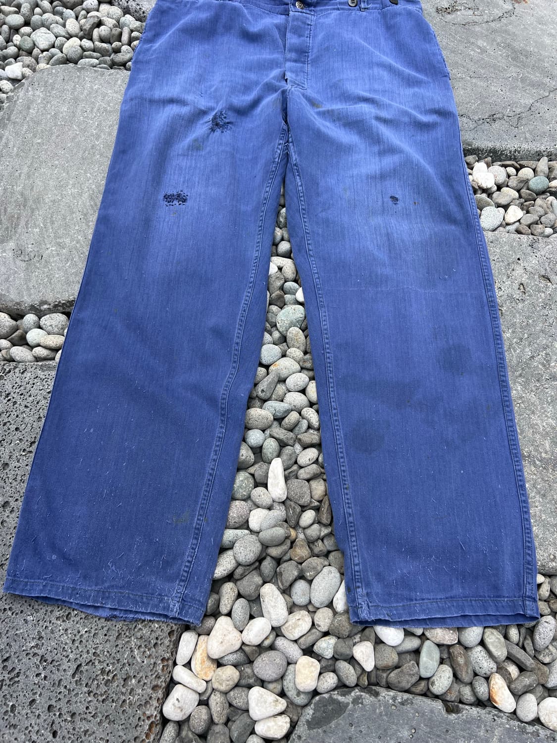 OLD VINTAGE HARD FADED HBT 헤링본프렌치워크팬츠  상품이미지4