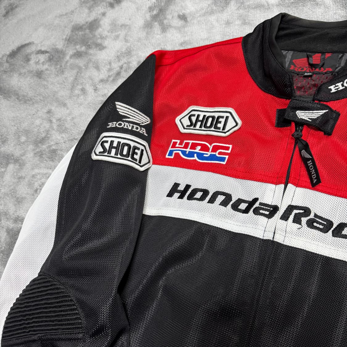 혼다 레드 블랙 배색 레이싱 자켓 상품이미지4