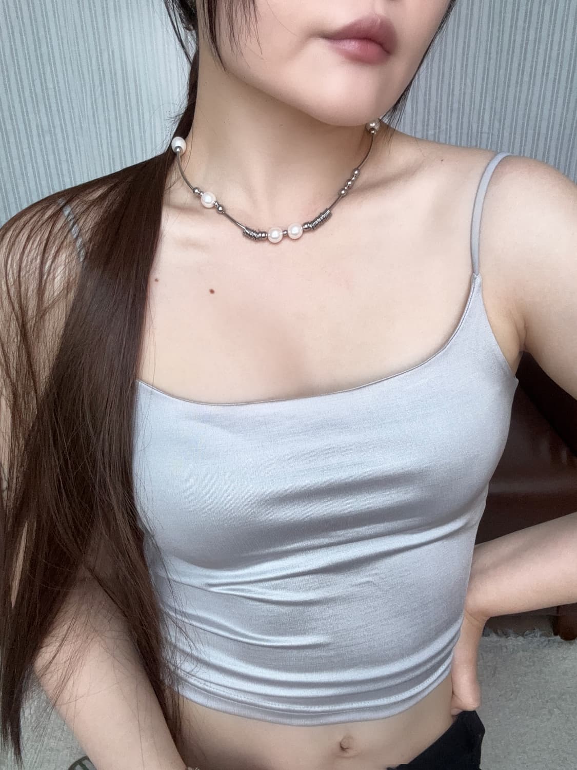 Ring Pearl Necklace 상품이미지5