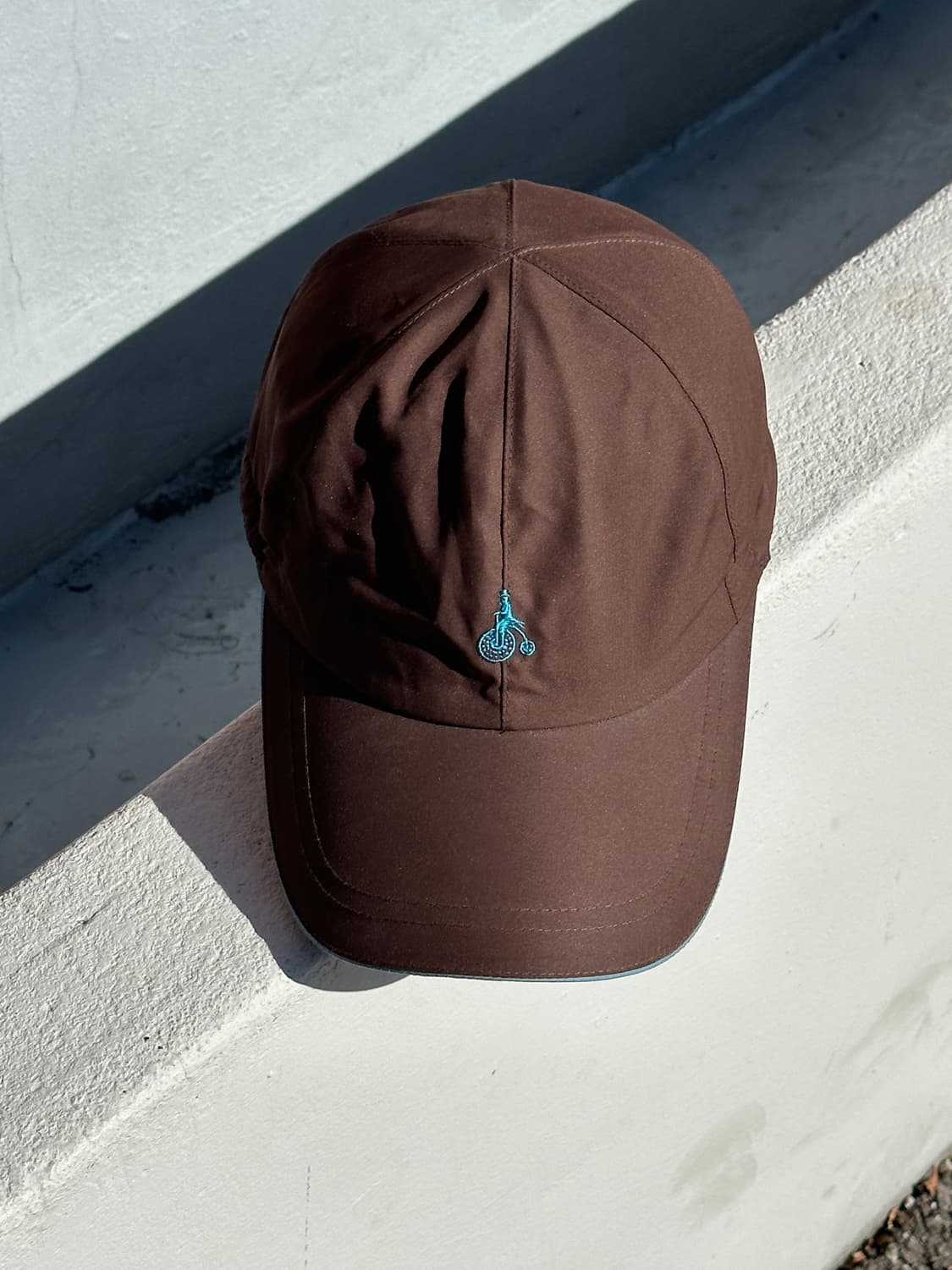 [F] 빈폴 로고 브라운 우븐 볼캡 모자 상품이미지1