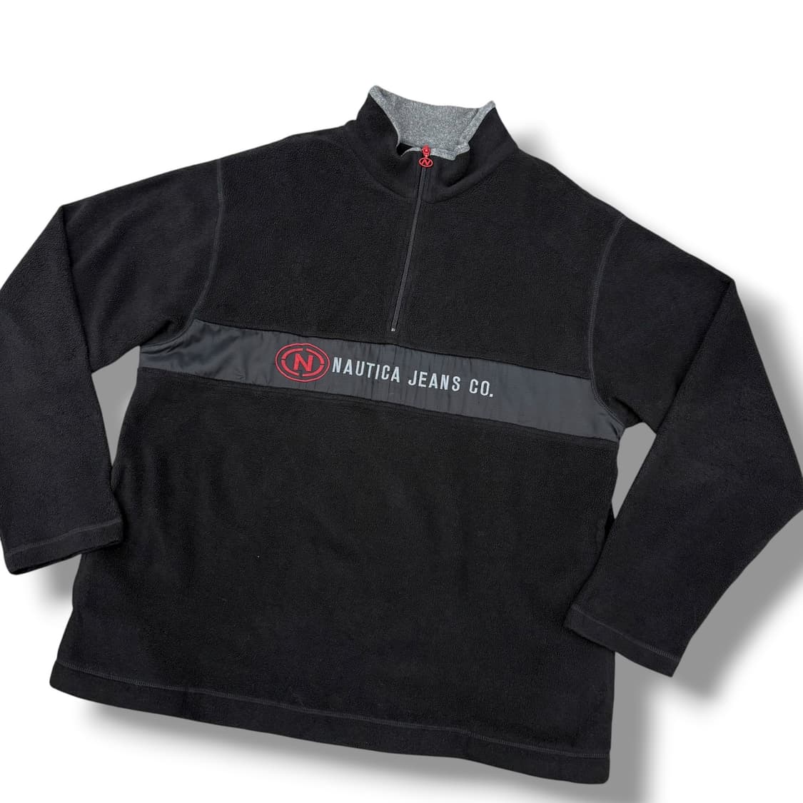 노티카 블랙 플리스 반집업 하프집업 상품이미지3