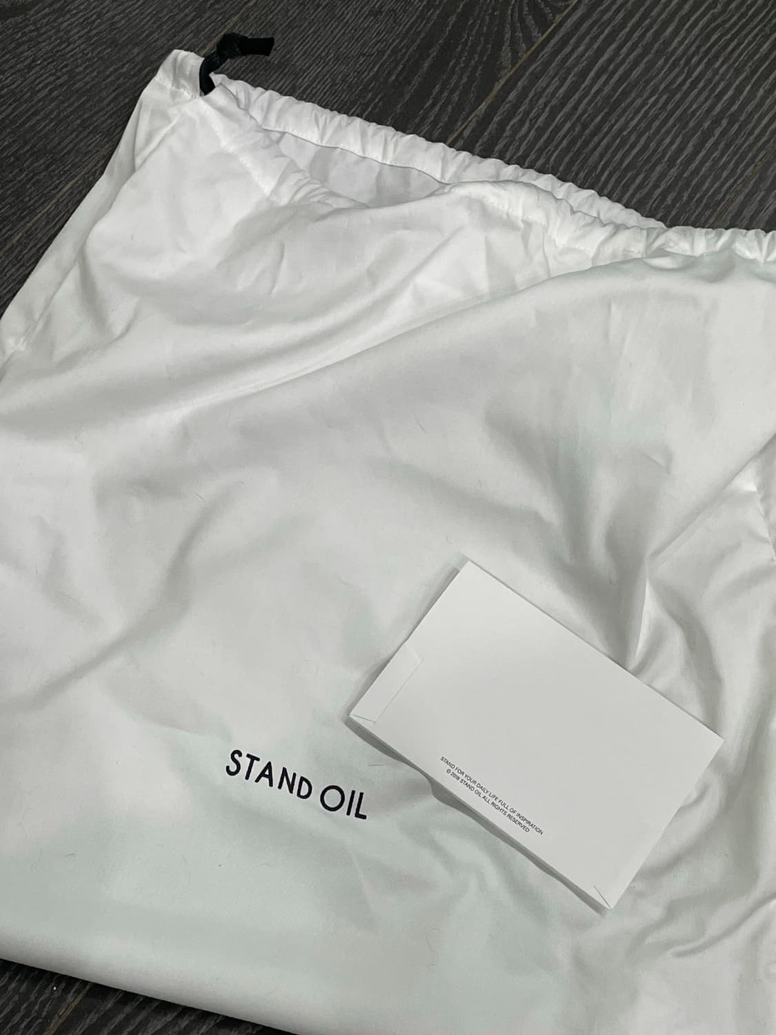 무배) 스탠드오일 츄비백 블랙 새상품 더스트백 보관종이 포함 상품이미지4