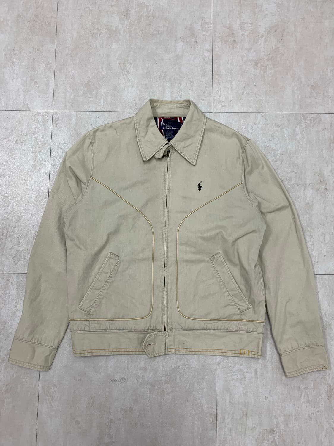 폴로 베이지 블루종 상품이미지1