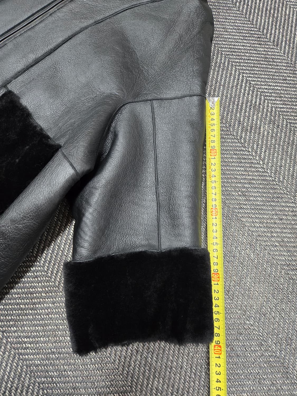 라씨엔토 천연모피 양모 무스탕 양면 숏 무스탕 코트 상품이미지8