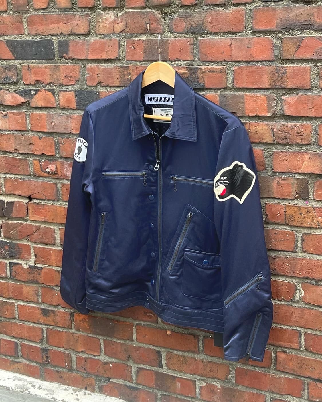 Neighborhood Satin Rider Jacket 상품이미지1