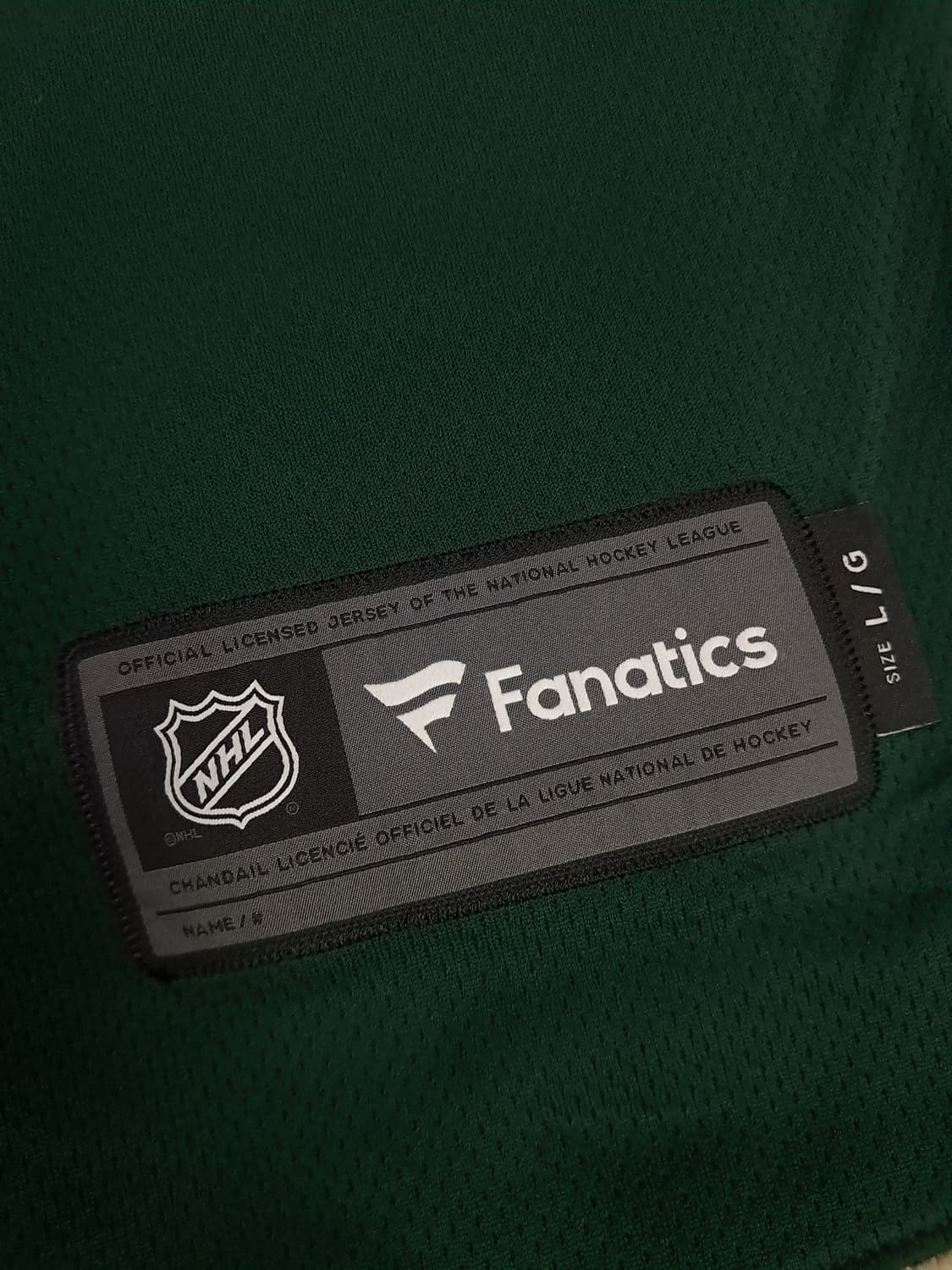 새제품 오리지날 NHL X 파나틱스  하키져지 상품이미지4