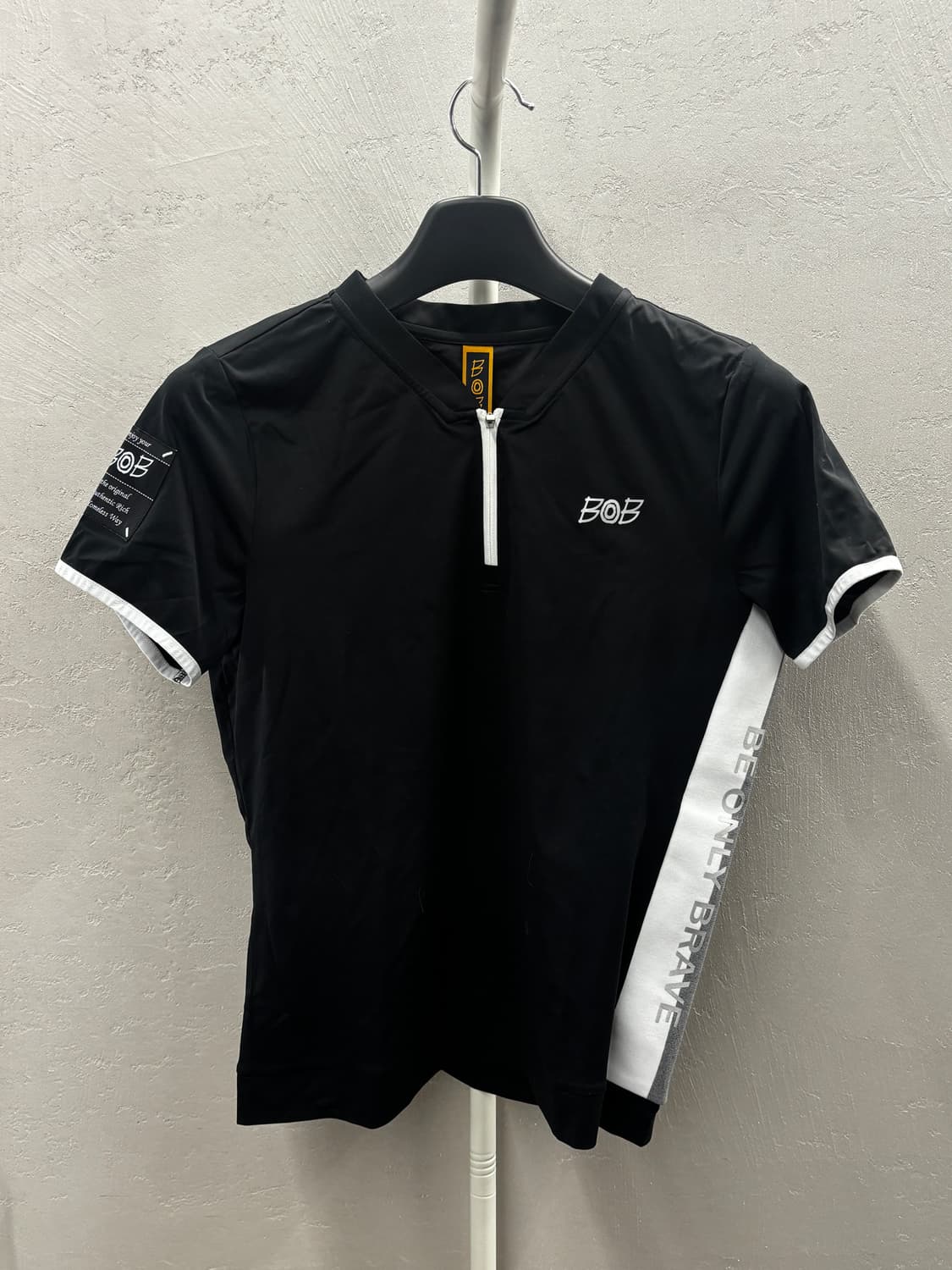 BOB 골프 반팔티 블랙 100 상품이미지2
