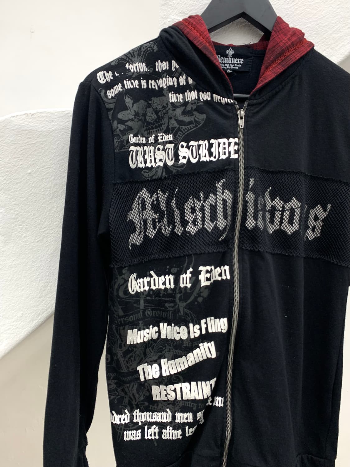Beamere punk detail hoodie  상품이미지5