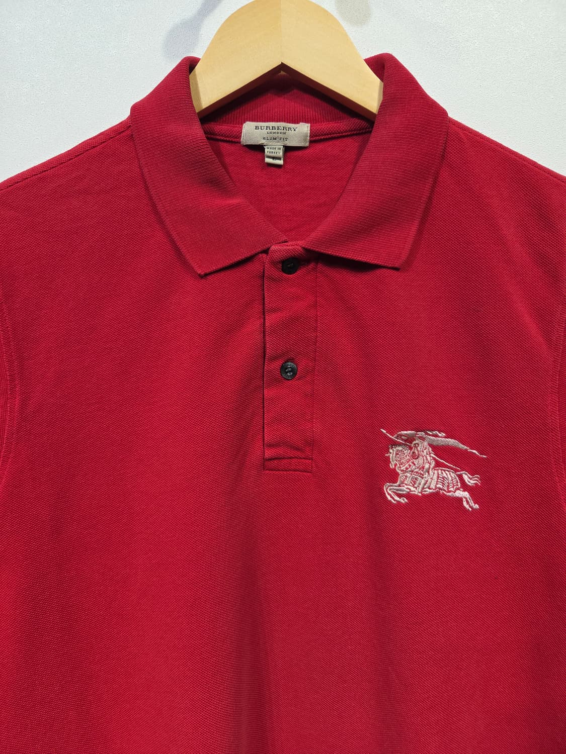 버버리 런던 슬림핏 PK 반팔 카라티 상품이미지3