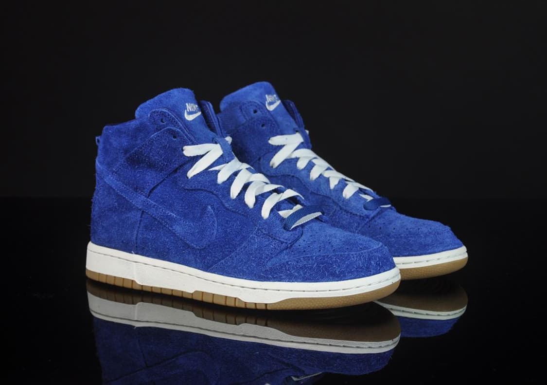 나이키 덩크 하이 08 디컨 프리미엄 블루 스웨이드 280mm 상품이미지9