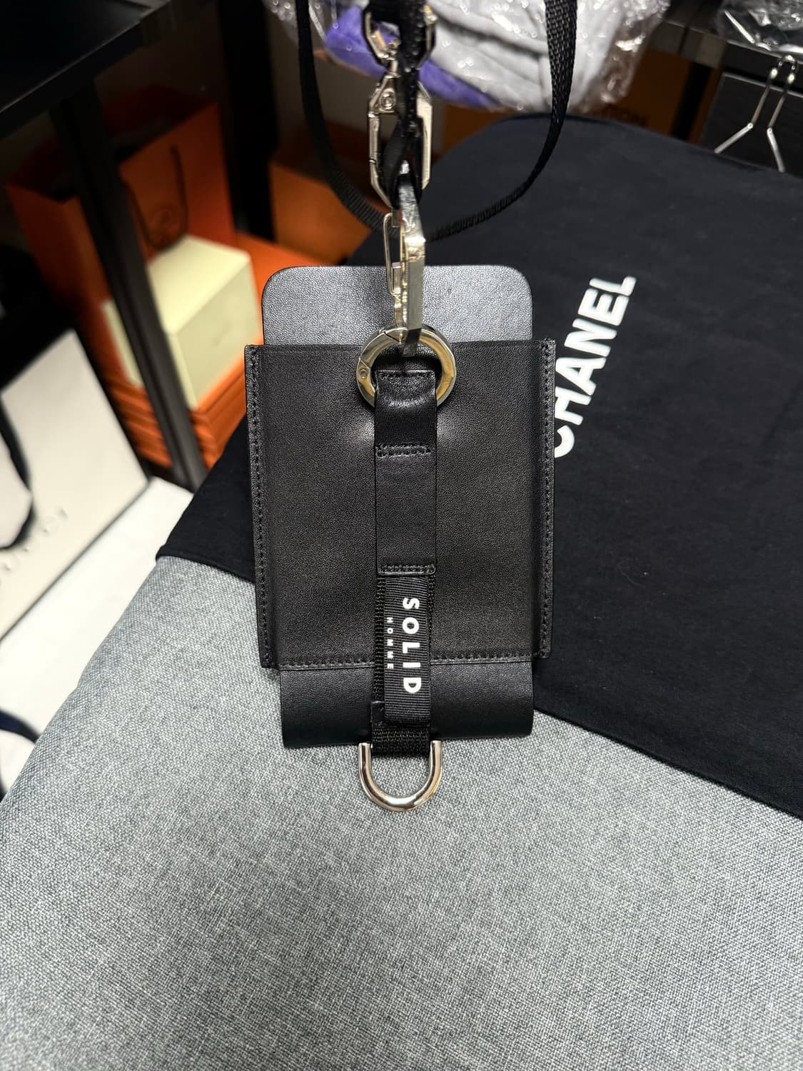 솔리드옴므 소가죽 넥스트랩 카드 지갑(2장일괄 구매시 이상품 드립니다 상품이미지2