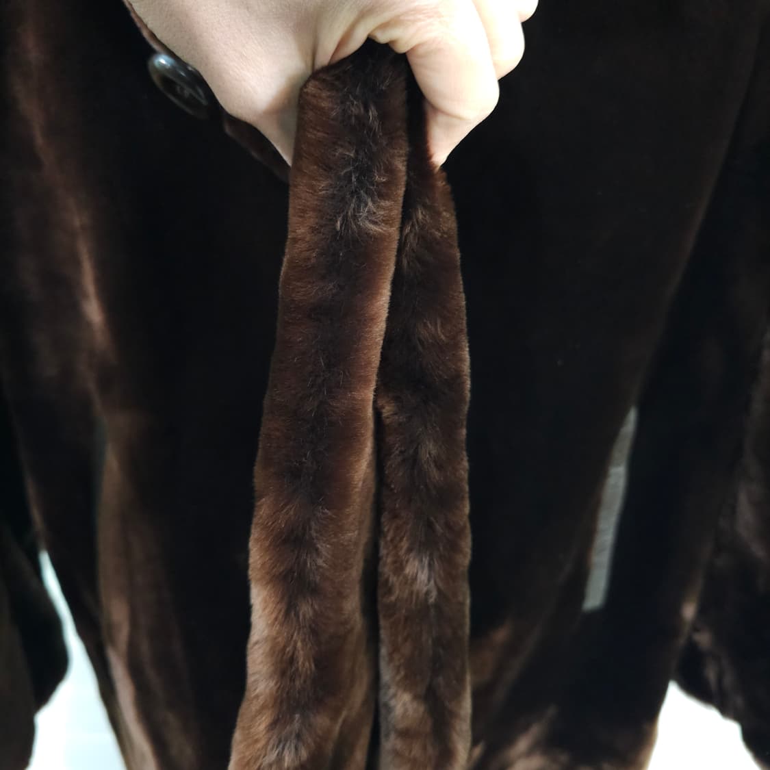 헝가리 빈티지 리얼 무톤 코트- 46사이즈 상품이미지8