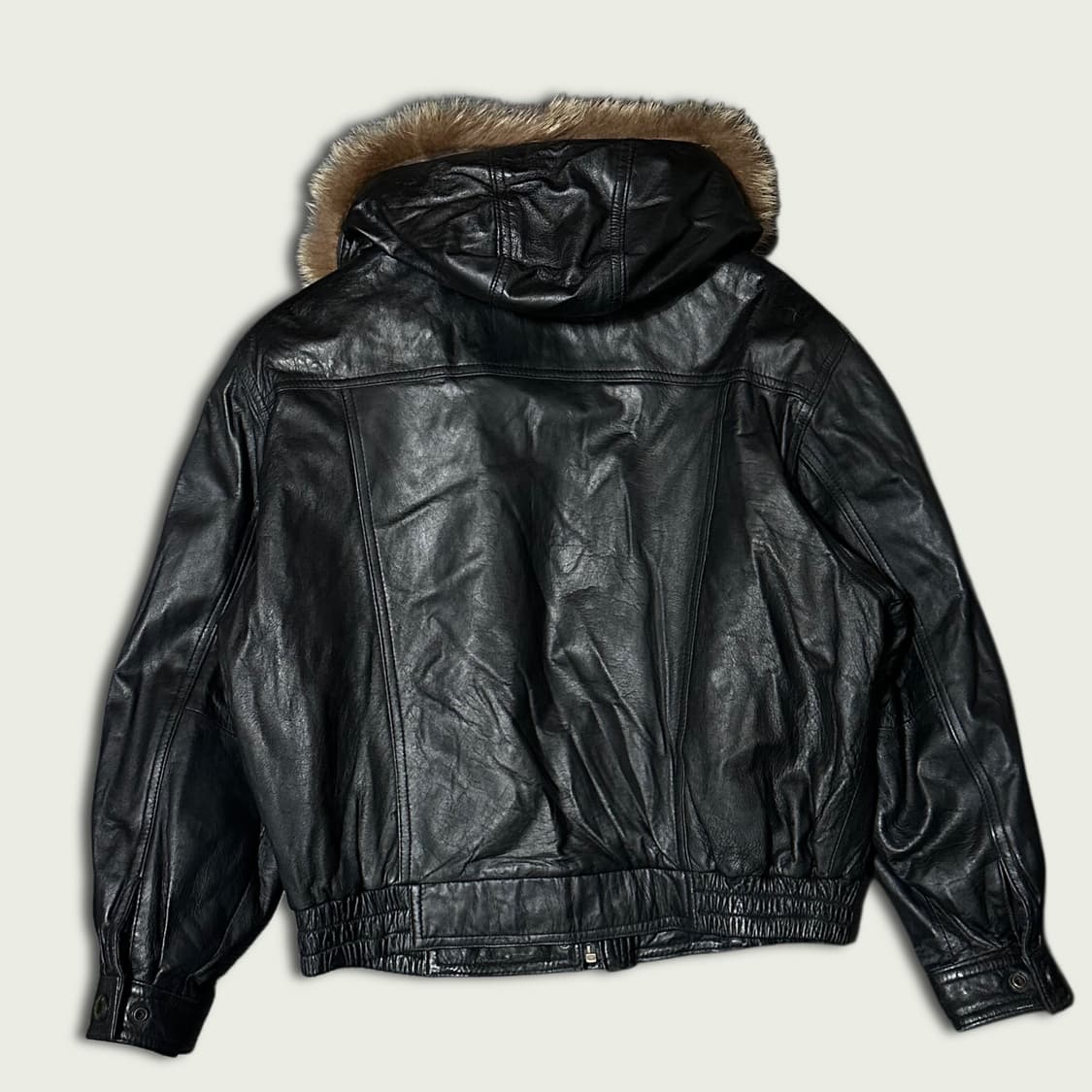 소가죽 크롭 봄버 상품이미지4