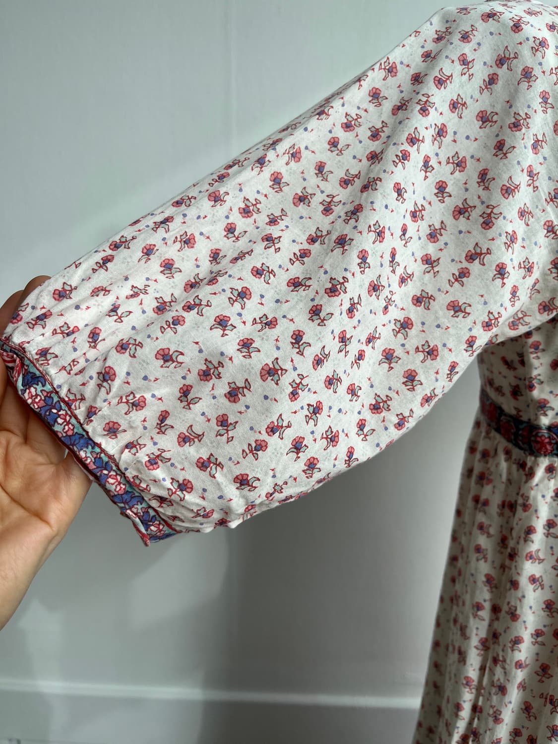 아이보리 핑크 에스닉 원피스 상품이미지3