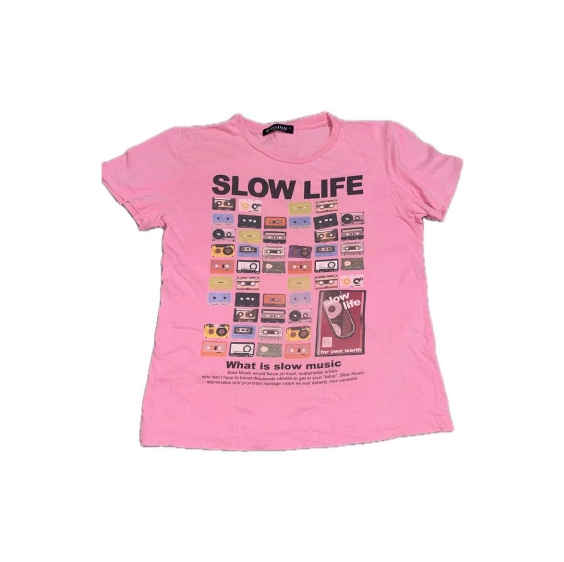 슬로우 라이프 반팔 티셔츠 상품이미지1
