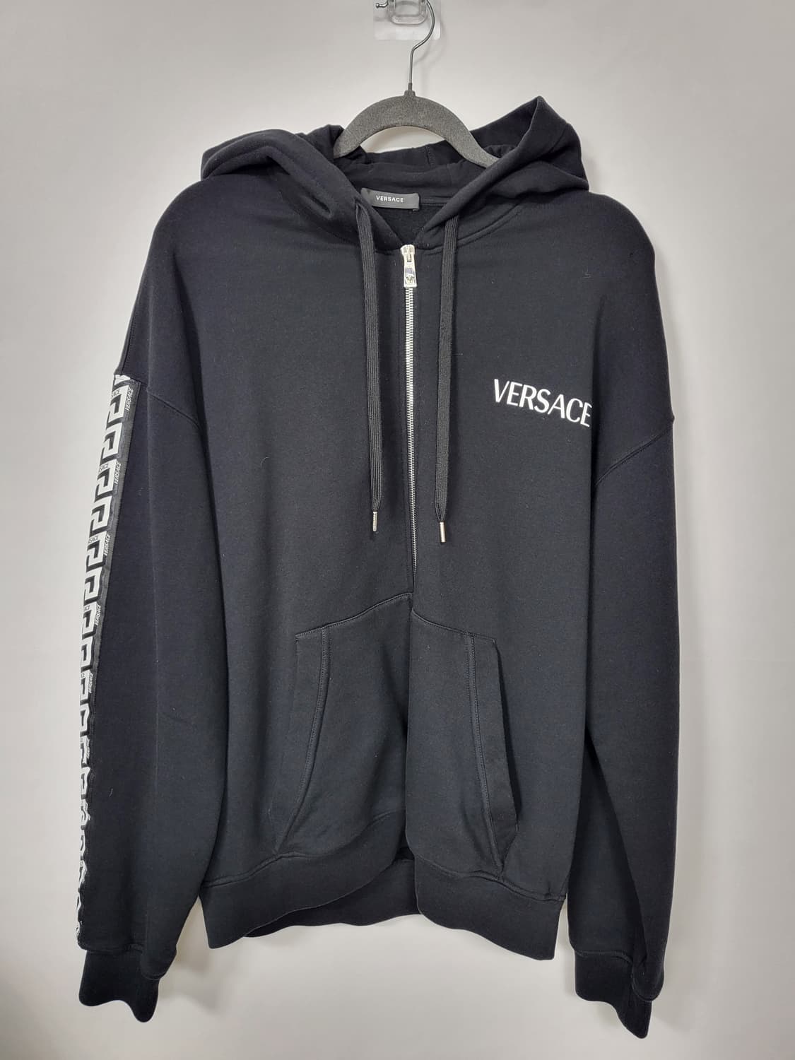 베르사체 블랙 메두사 로고 후드집업 XL 새제품급 상품이미지9